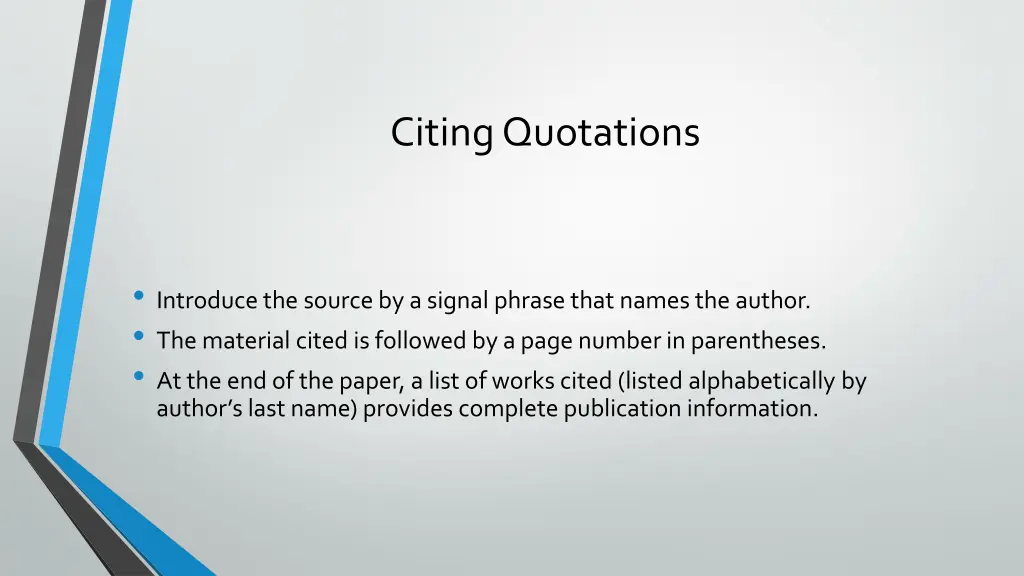 citing quotations