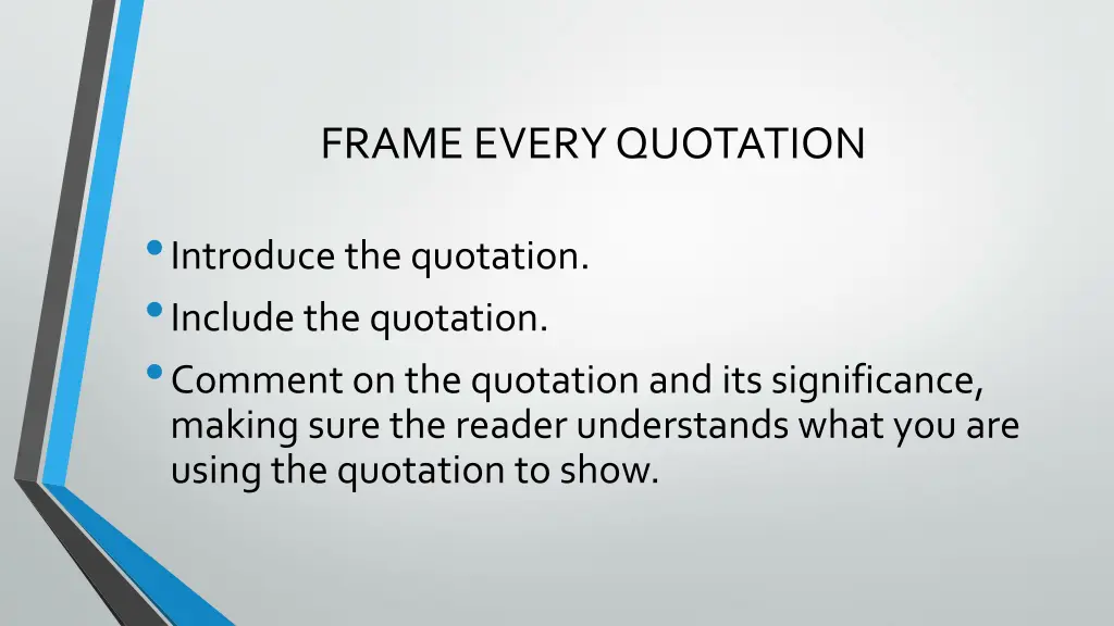 frame every quotation