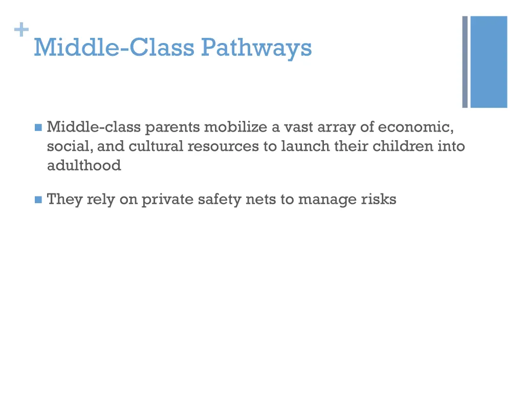 middle class pathways