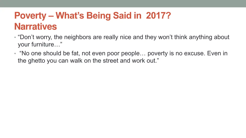 poverty what s being said in 2017 narratives