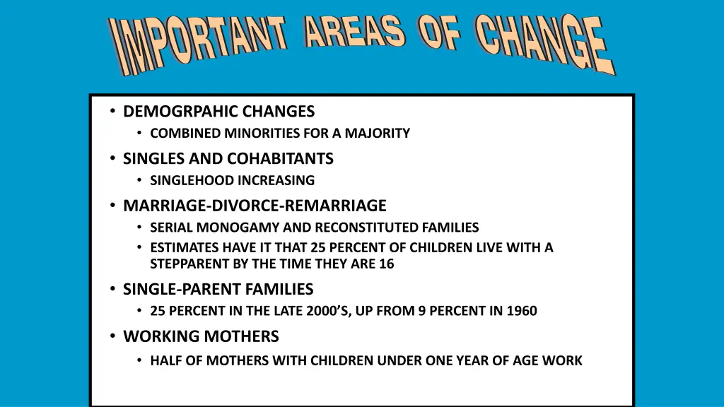 demogrpahic changes combined minorities