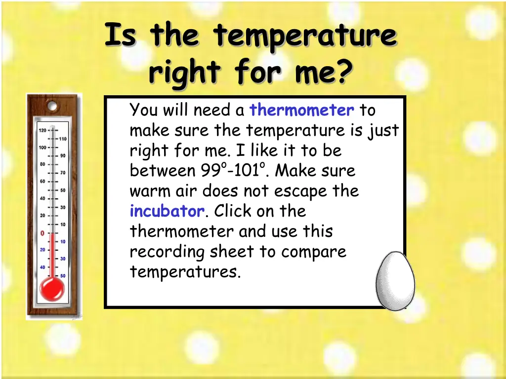 is the temperature right for me you will need