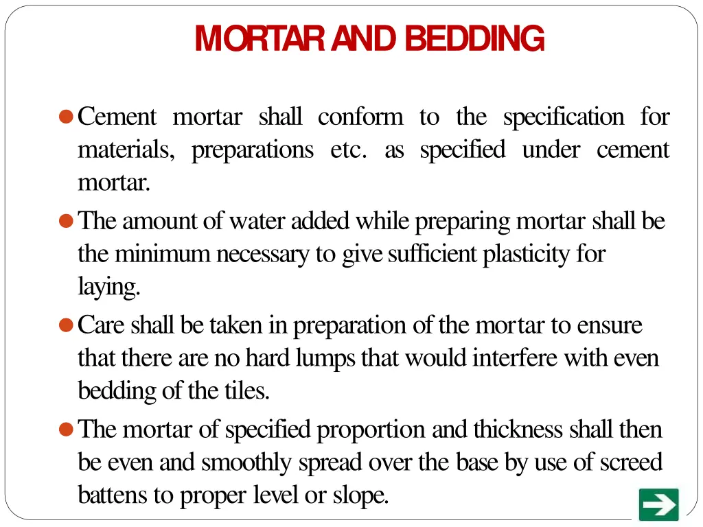 mortarandbedding