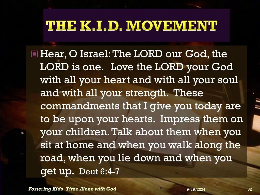 hear o israel the lord our god the lord