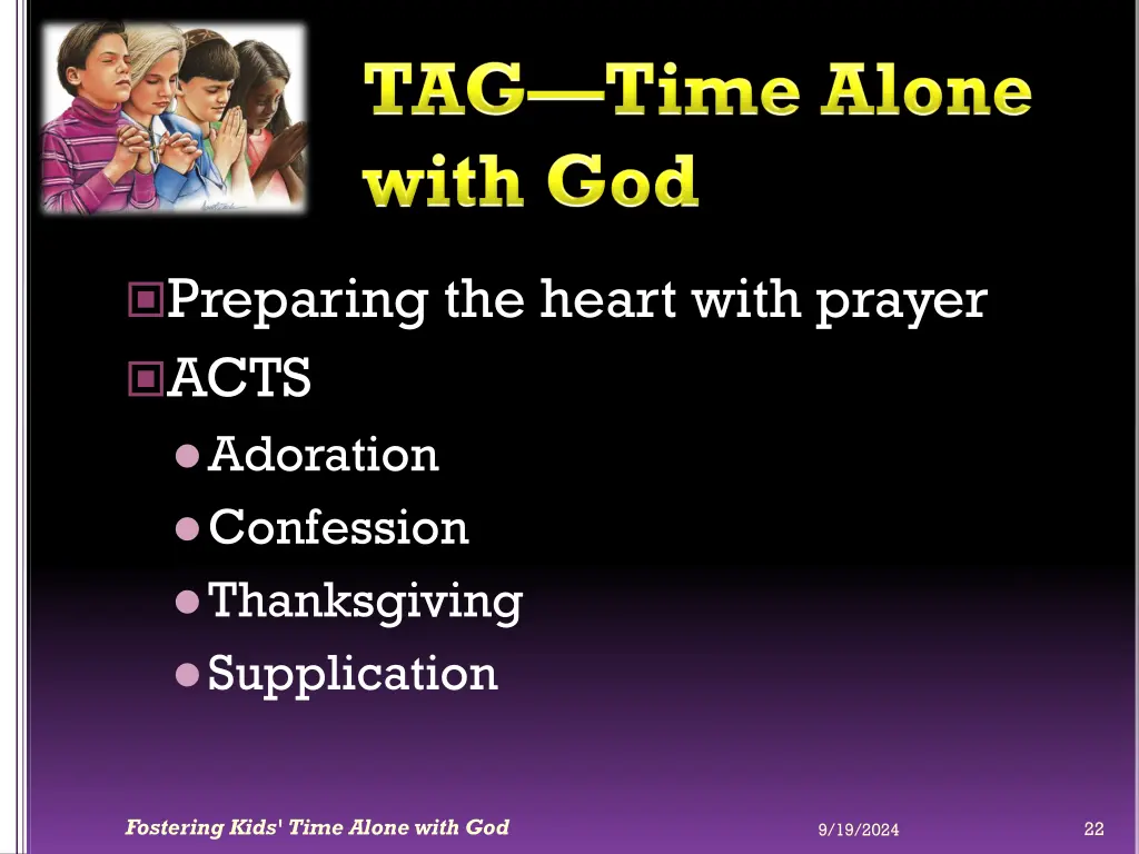 preparing the heart with prayer acts adoration