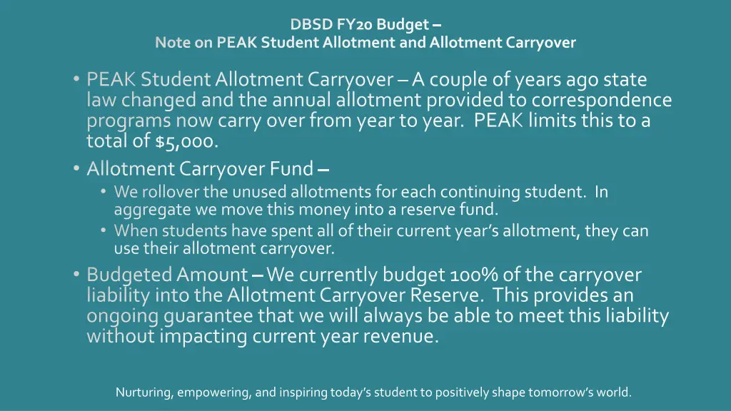 dbsd fy20 budget 10