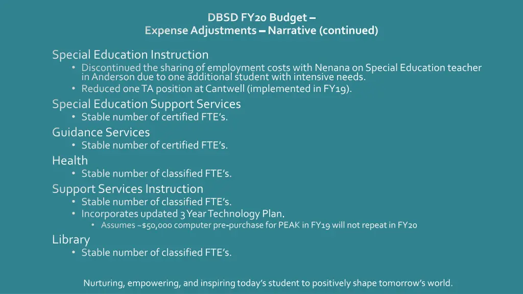 dbsd fy20 budget 3