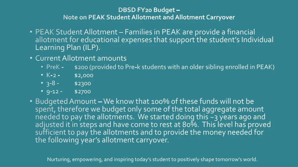 dbsd fy20 budget 9