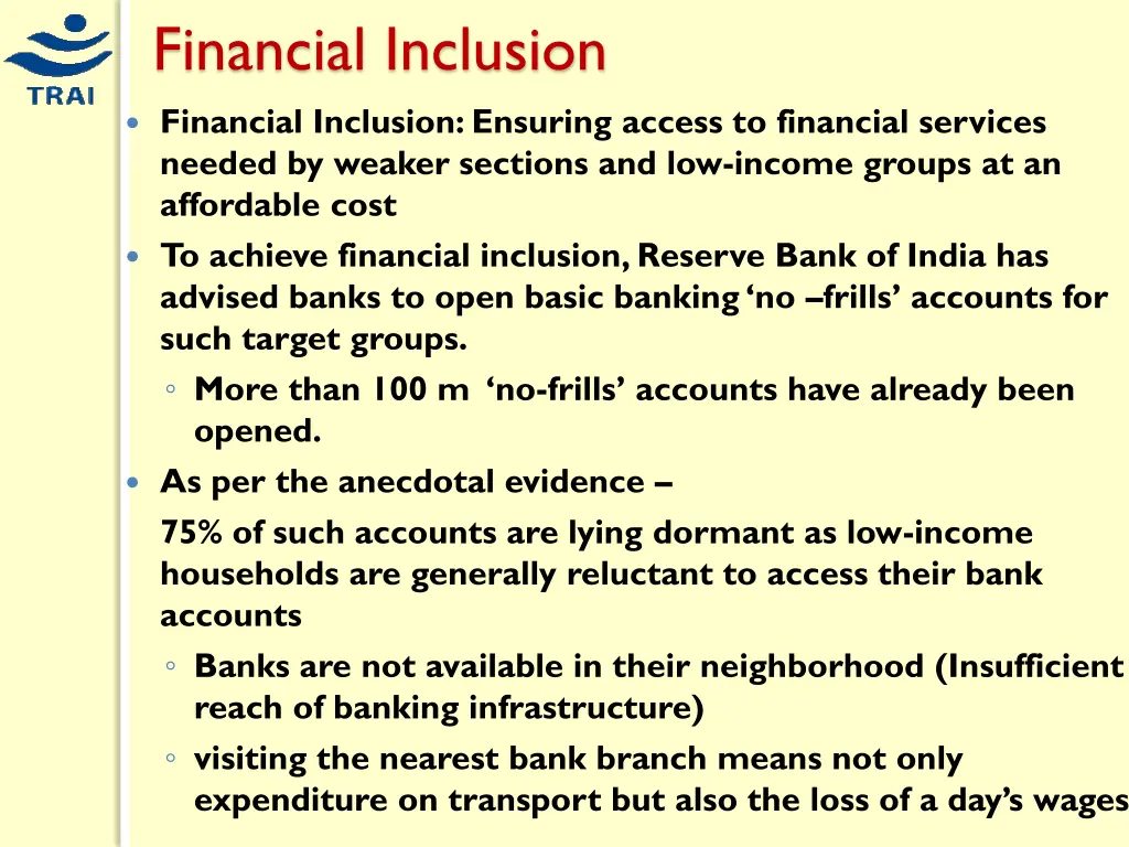 financial inclusion