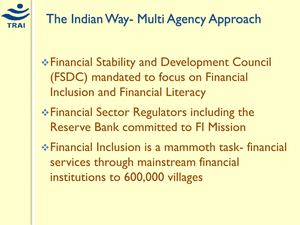 the indian way multi agency approach