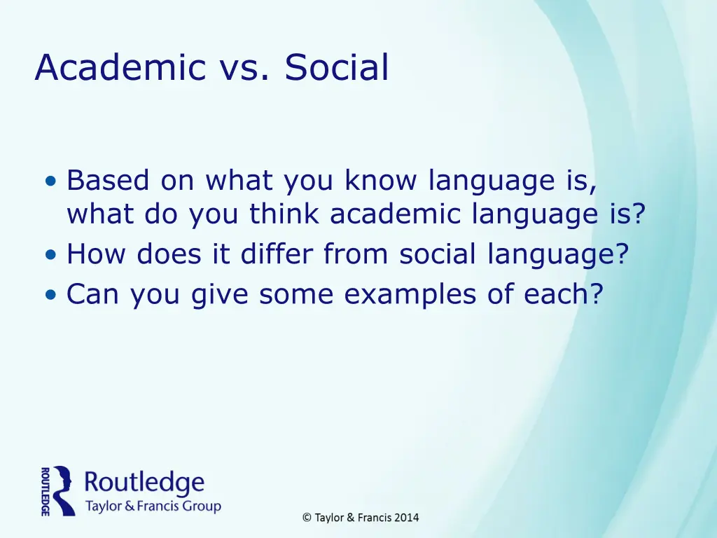 academic vs social