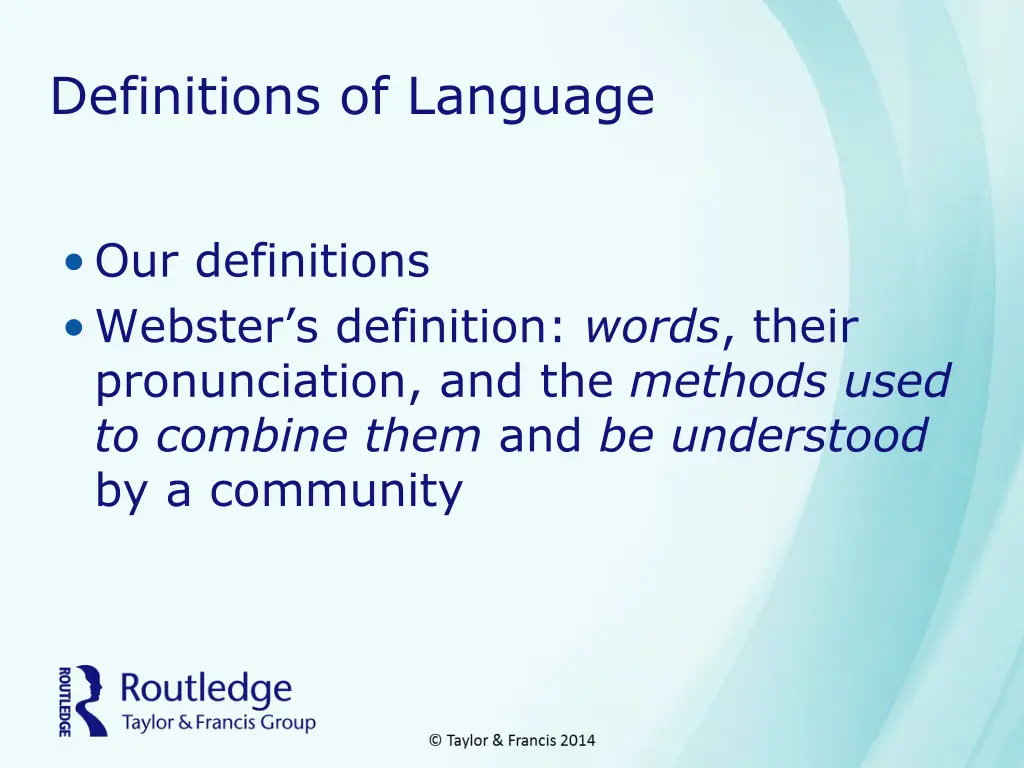 definitions of language