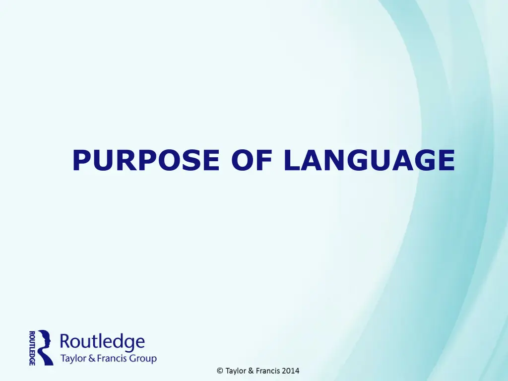 purpose of language