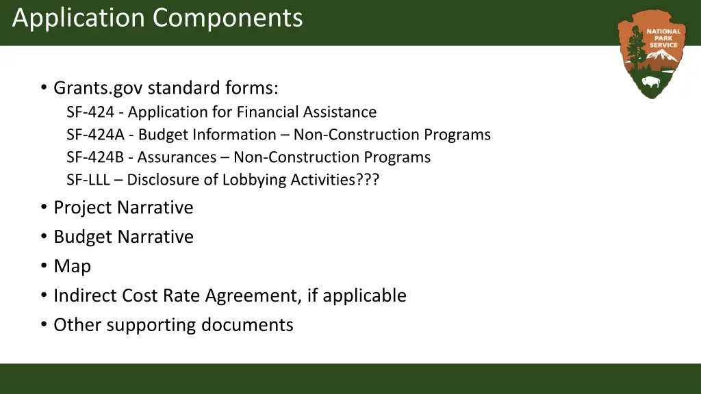 application components