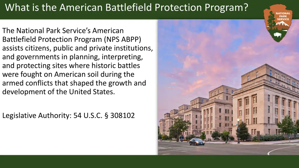 what is the american battlefield protection