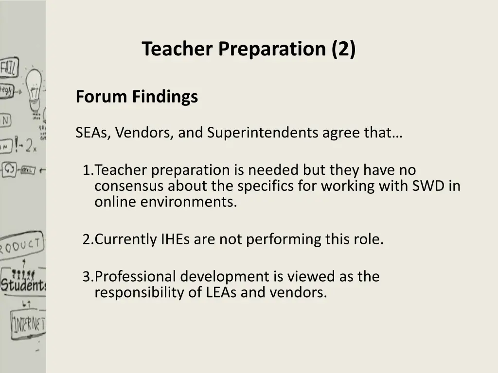 teacher preparation 2