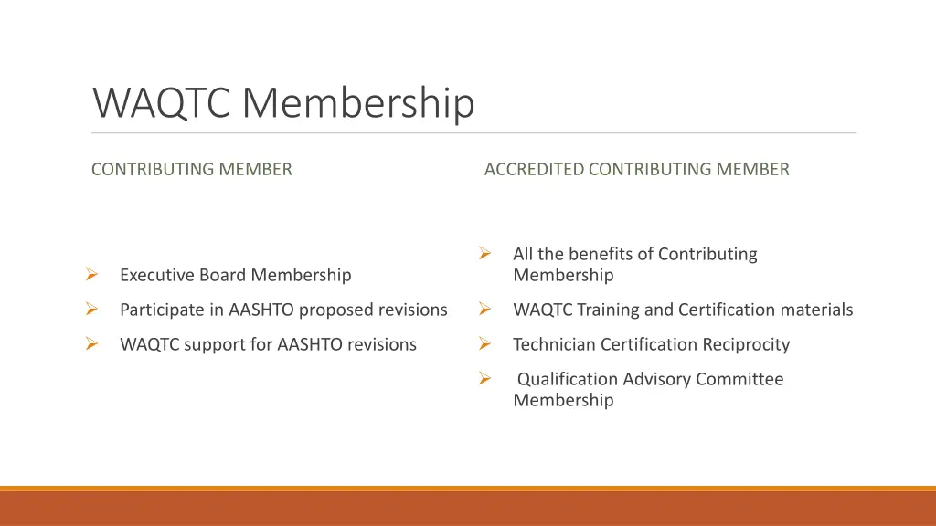 waqtc membership