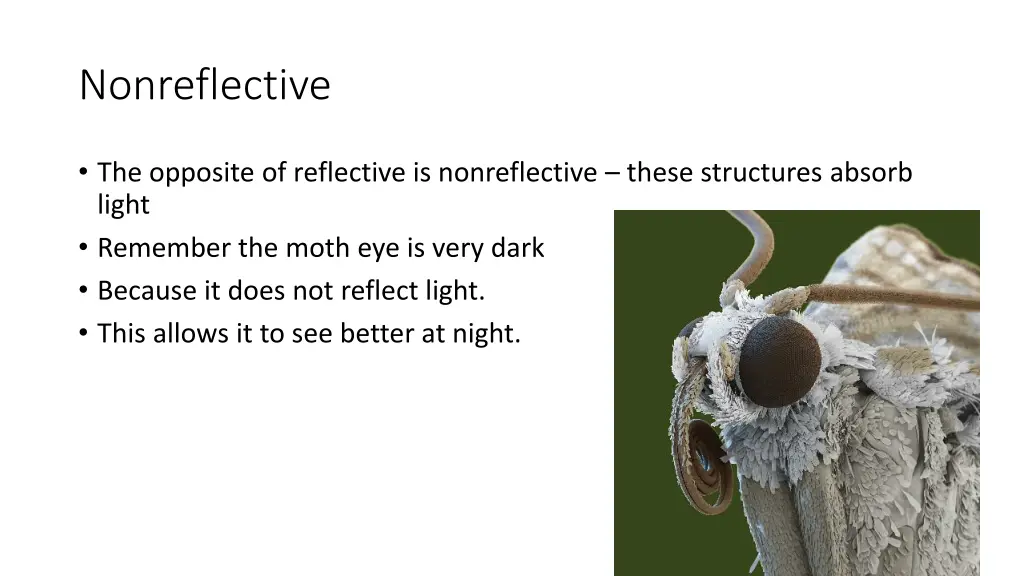 nonreflective