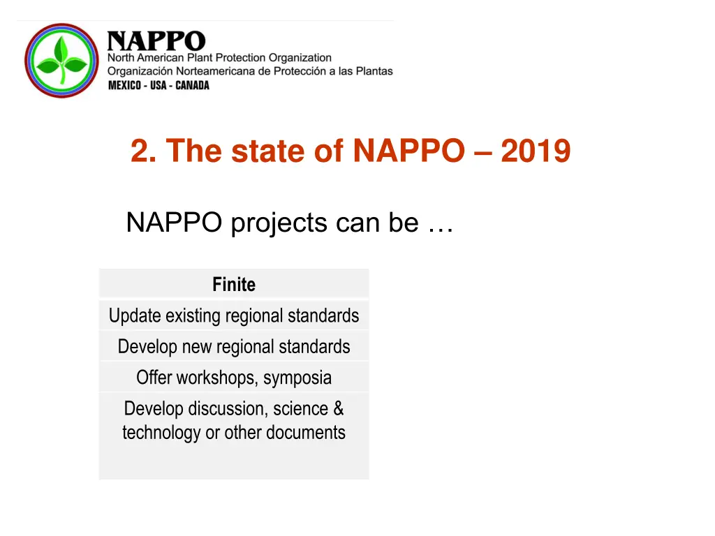 2 the state of nappo 2019