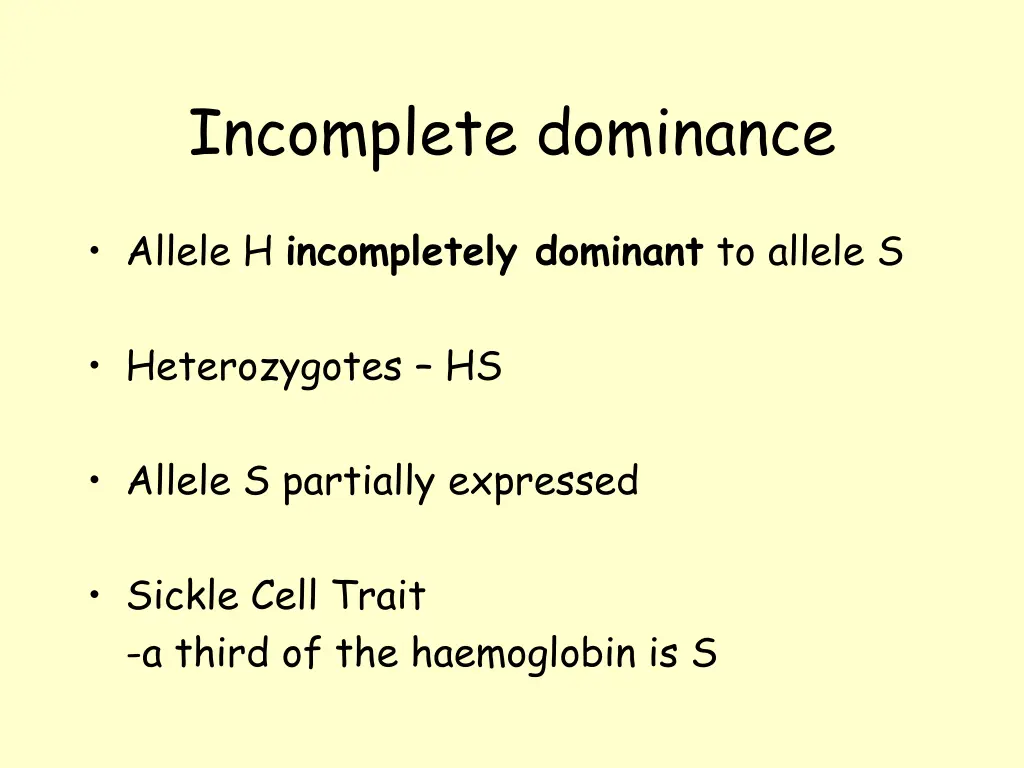 incomplete dominance