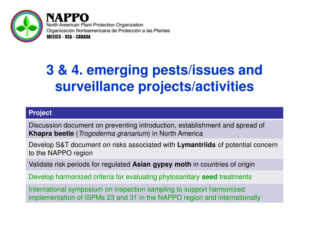 3 4 emerging pests issues and surveillance