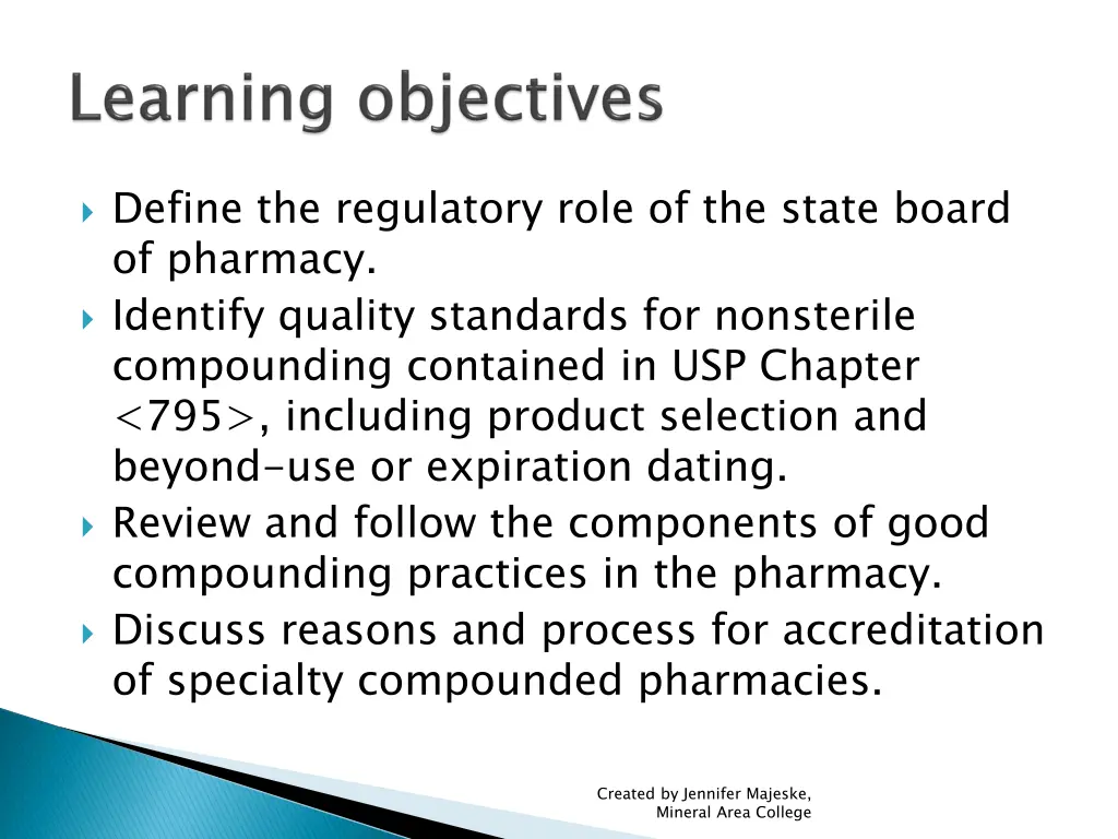 define the regulatory role of the state board