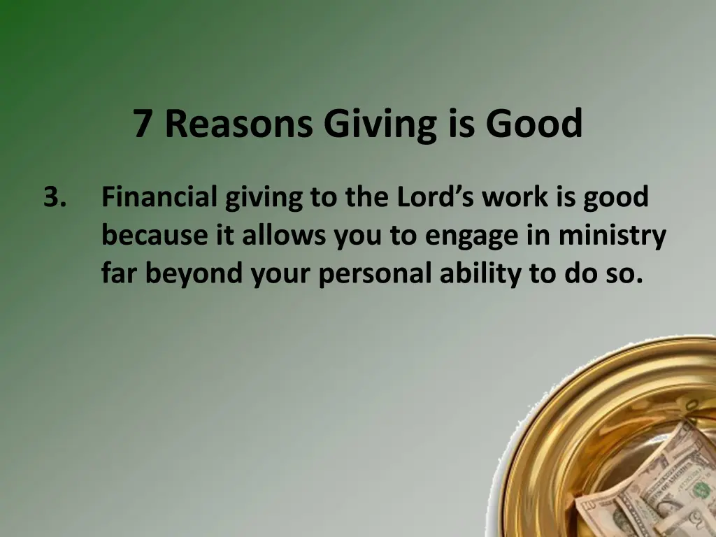 7 reasons giving is good 2