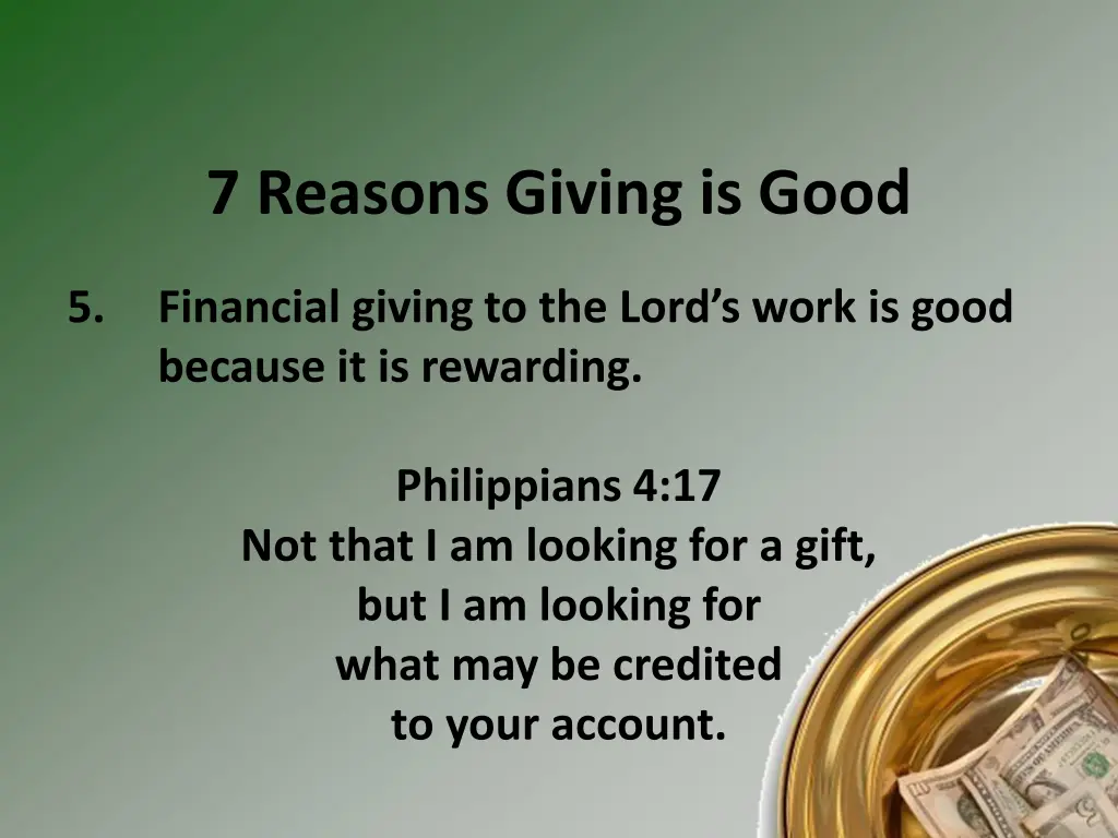 7 reasons giving is good 4