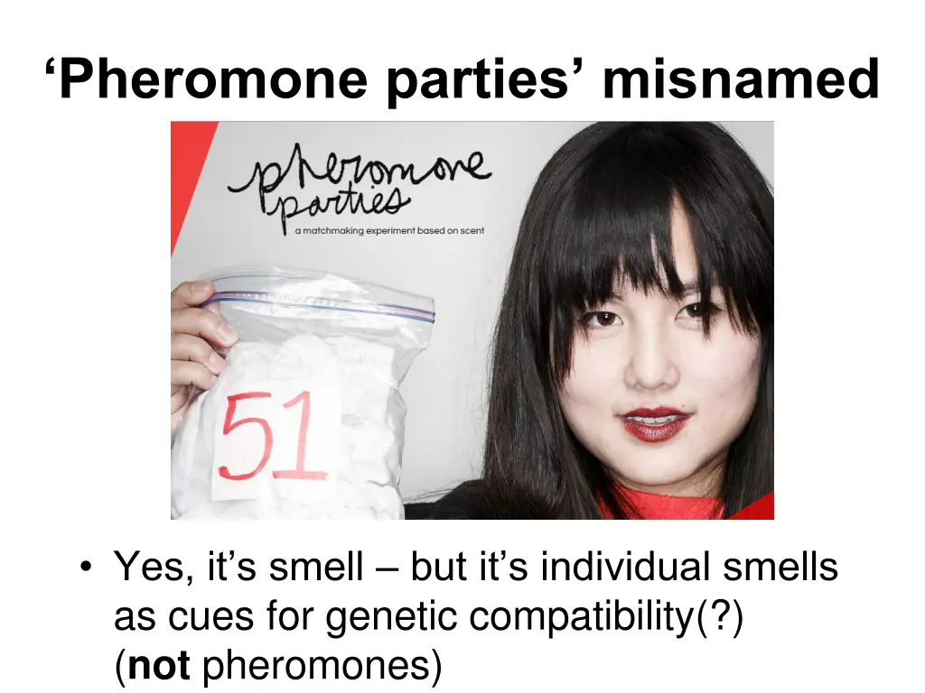 pheromone parties misnamed