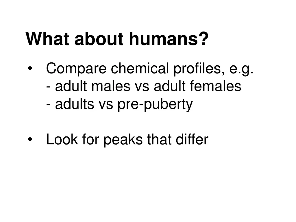 what about humans