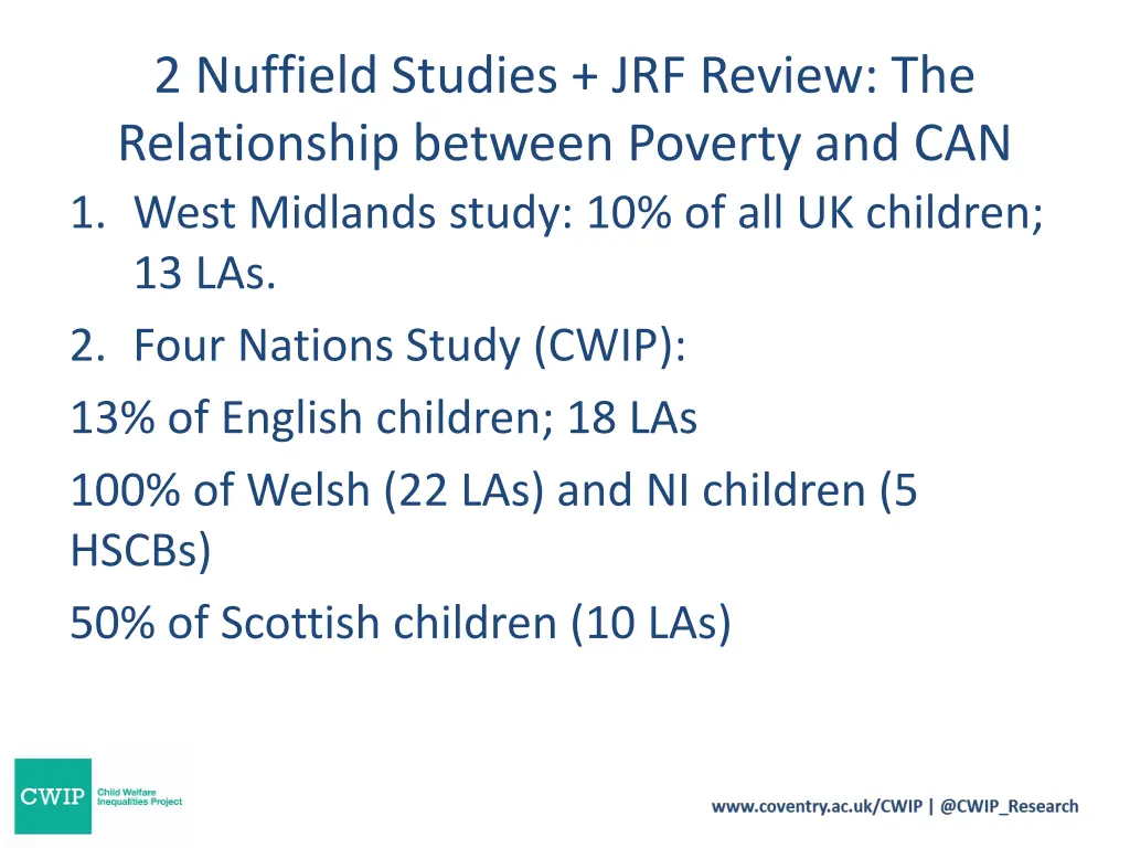 2 nuffield studies jrf review the relationship