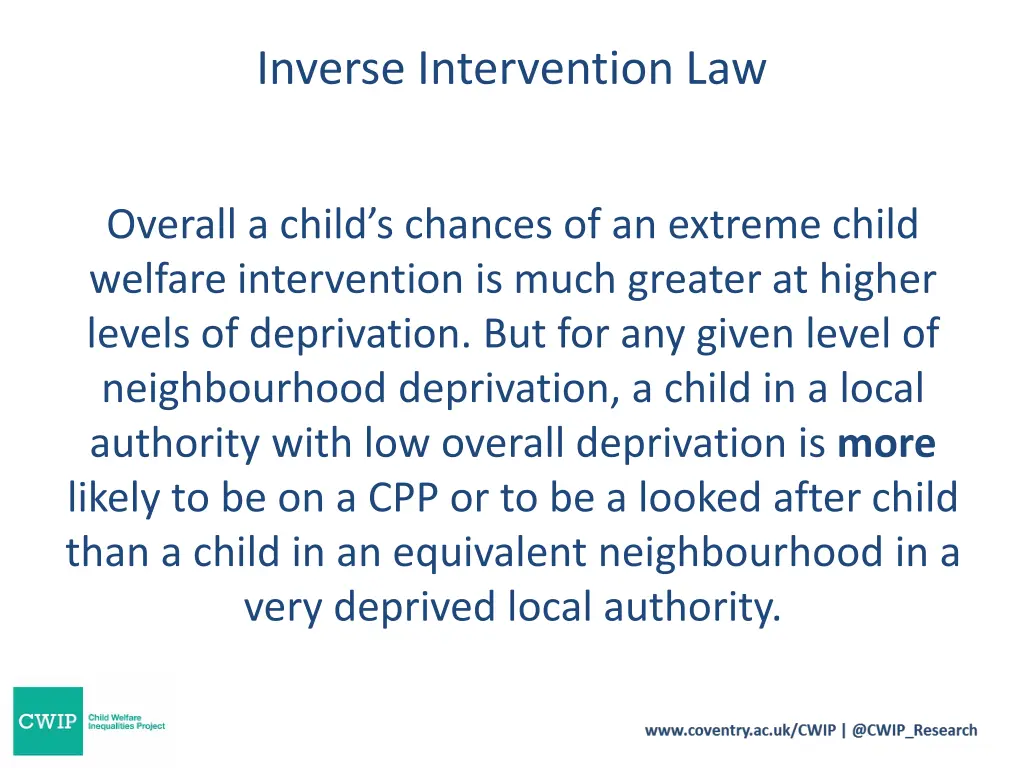 inverse intervention law