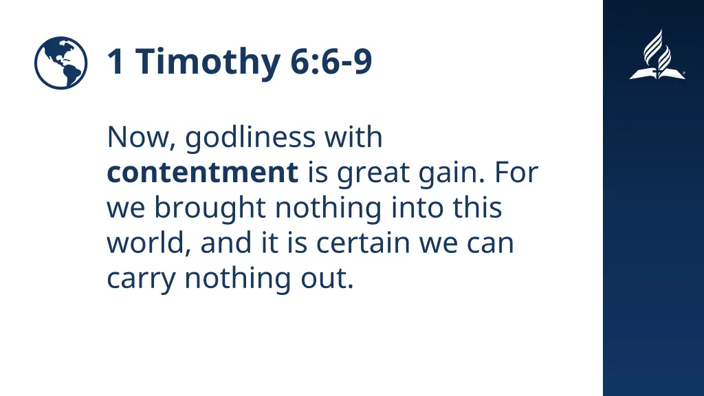 1 timothy 6 6 9