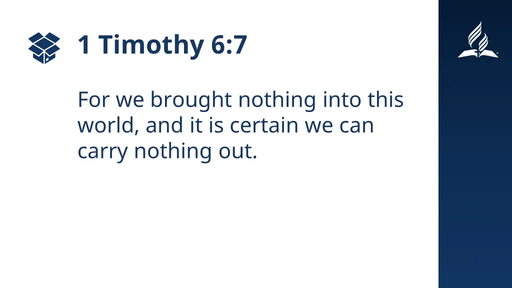 1 timothy 6 7