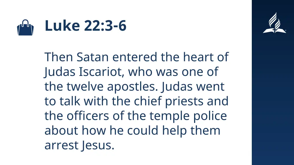 luke 22 3 6