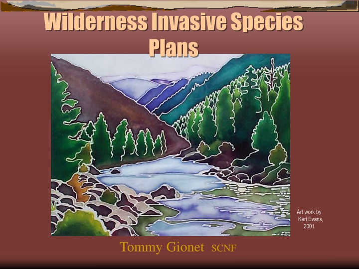 wilderness invasive species plans