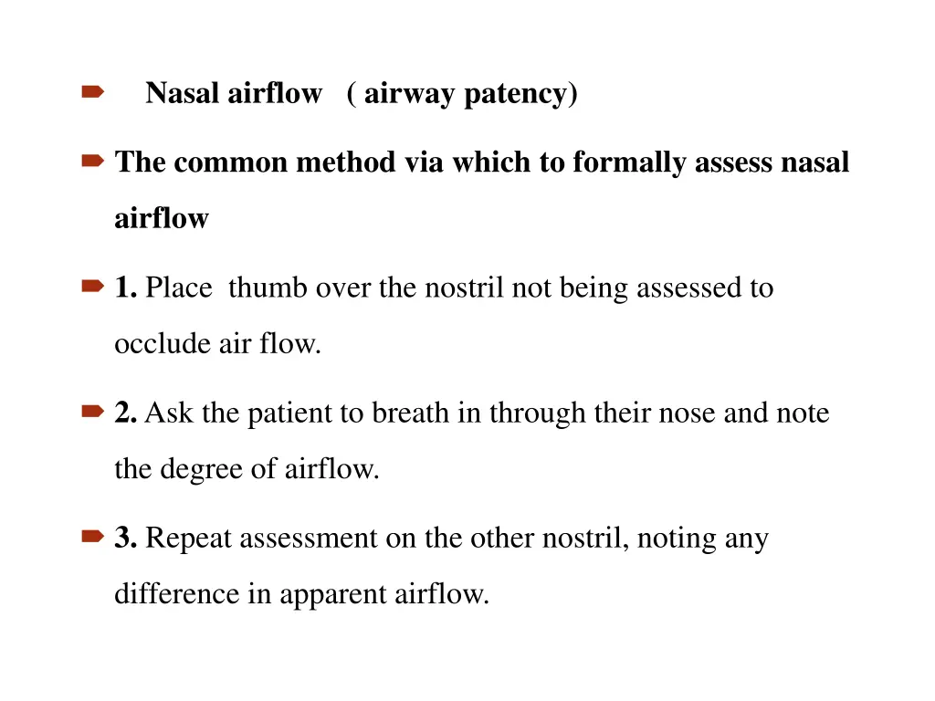 nasal airflow airway patency