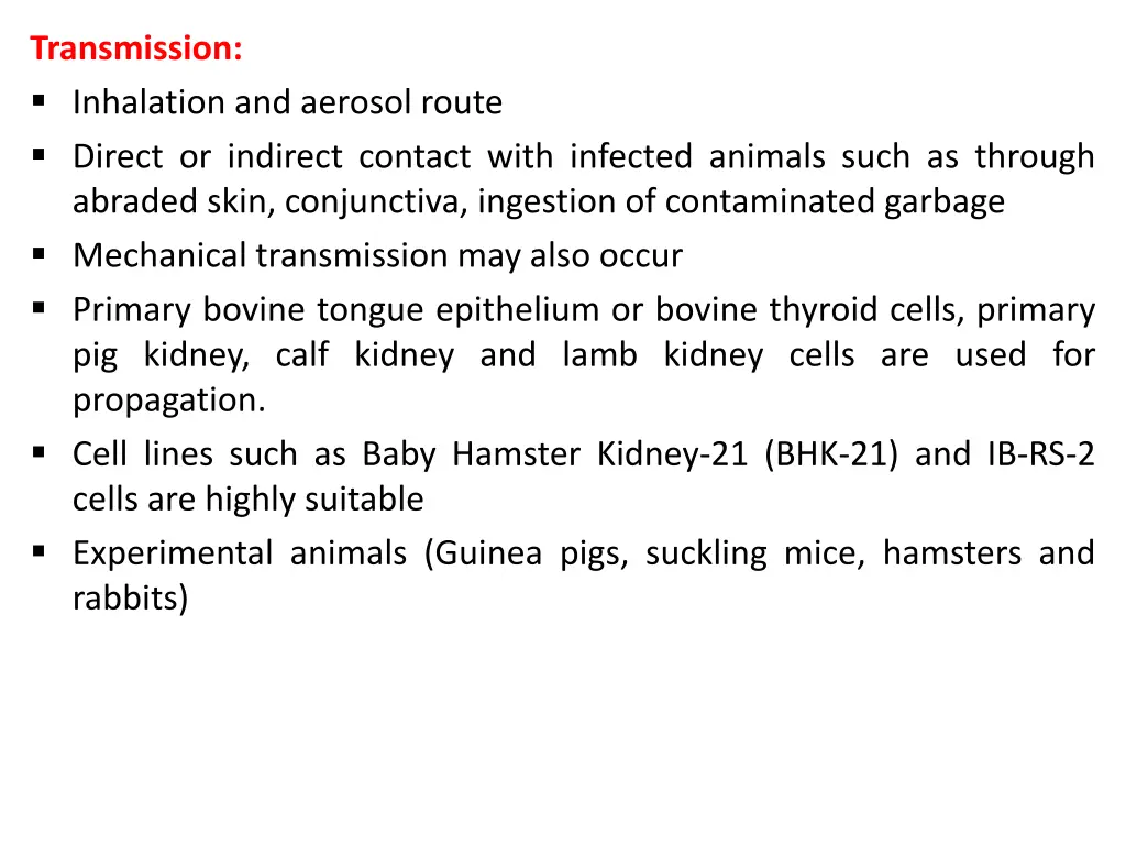 transmission inhalation and aerosol route direct