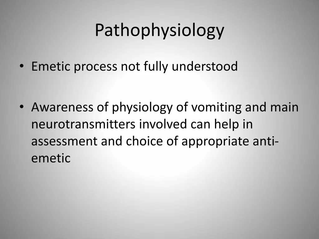 pathophysiology