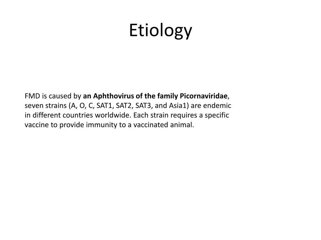 etiology