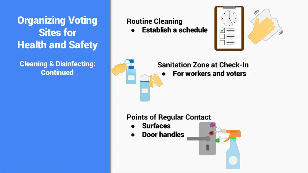 organizing voting sites for health and safety 2