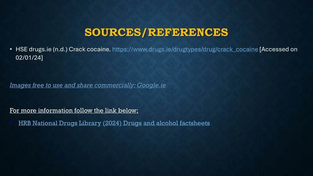 sources references