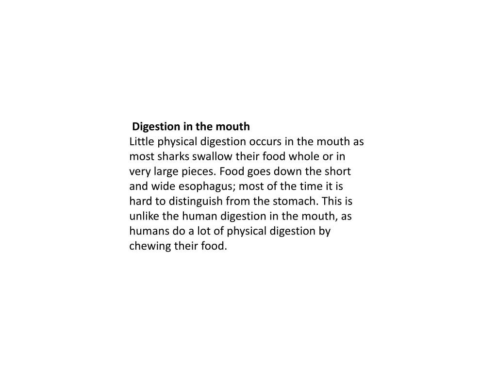 digestion in the mouth little physical digestion