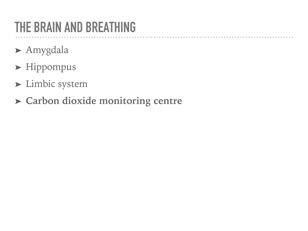 the brain and breathing