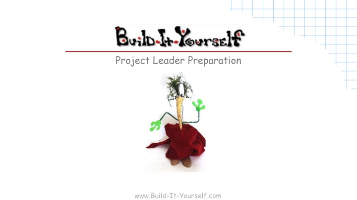 project leader preparation