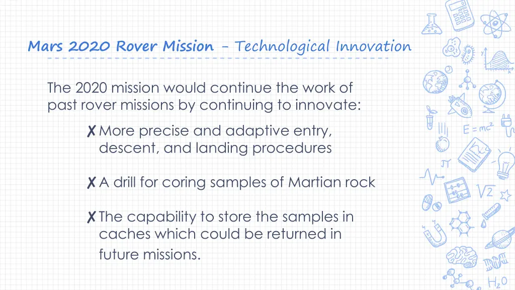 mars 2020 rover mission technological innovation