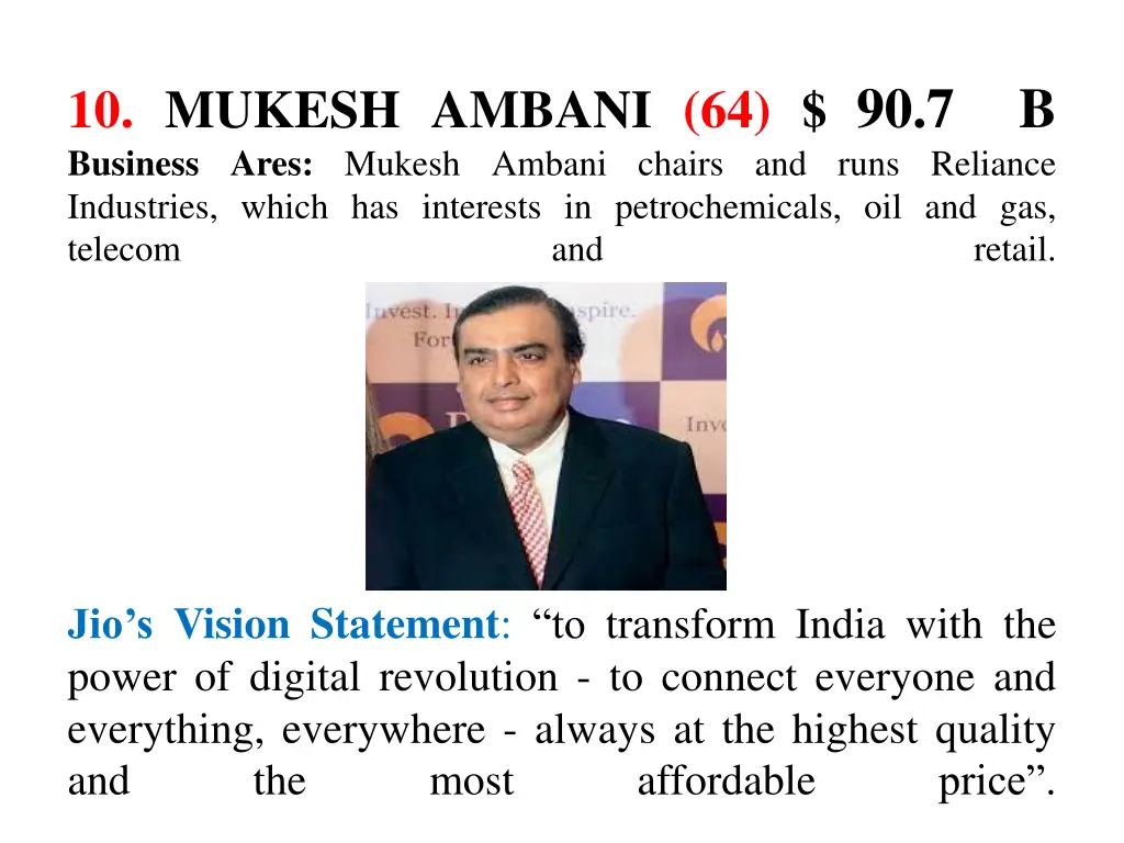 10 mukesh ambani 64 90 7 business ares mukesh