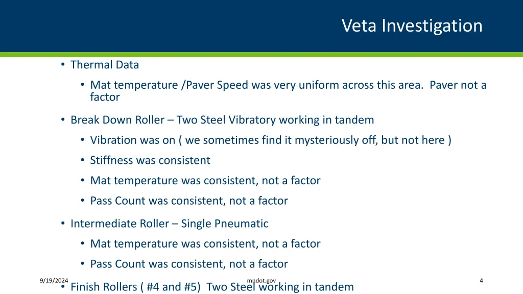 veta investigation