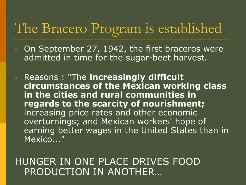 the bracero program is established