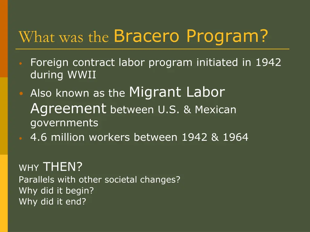 what was the bracero program